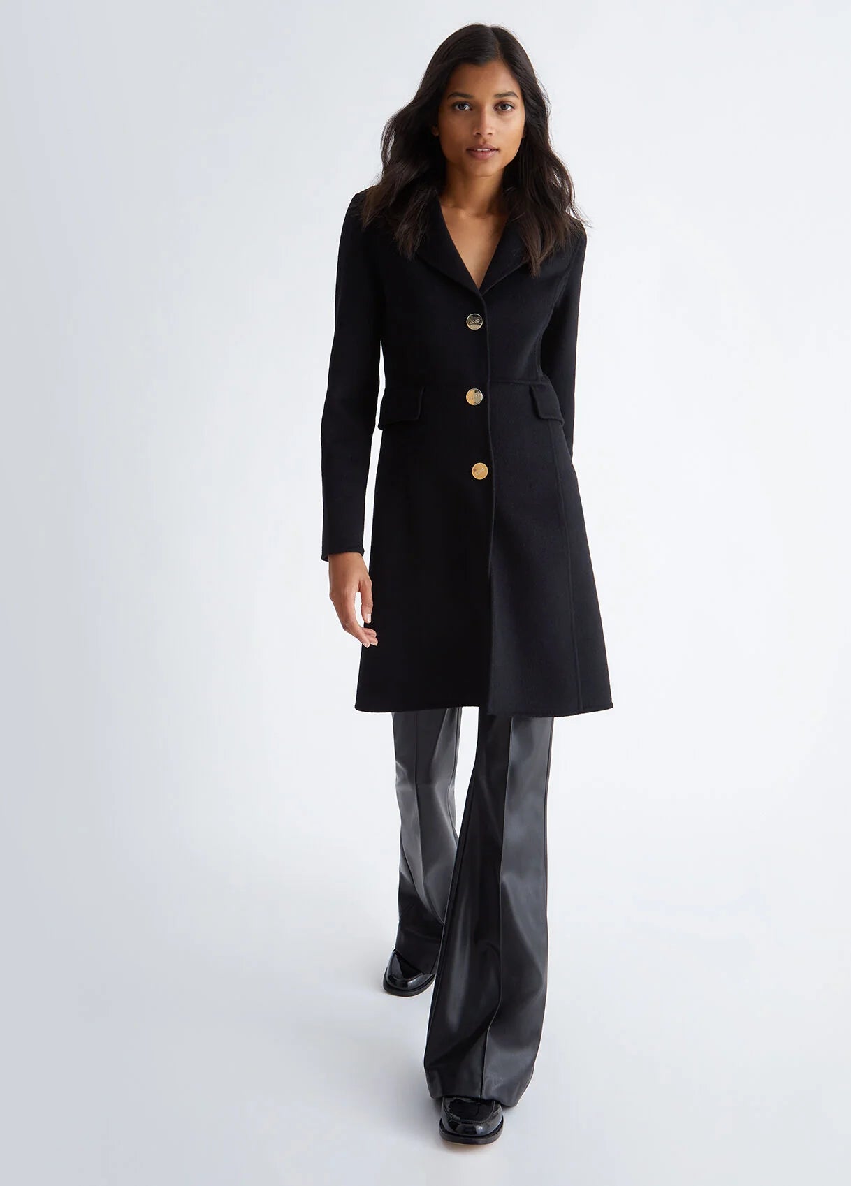 Short black coat