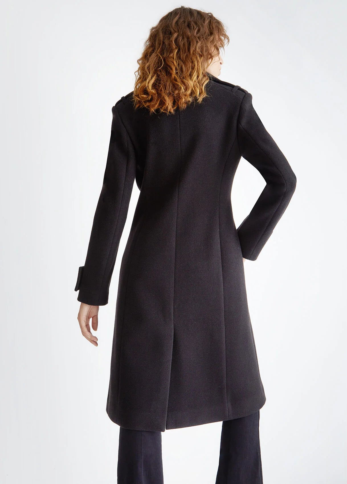 Wool blend coat