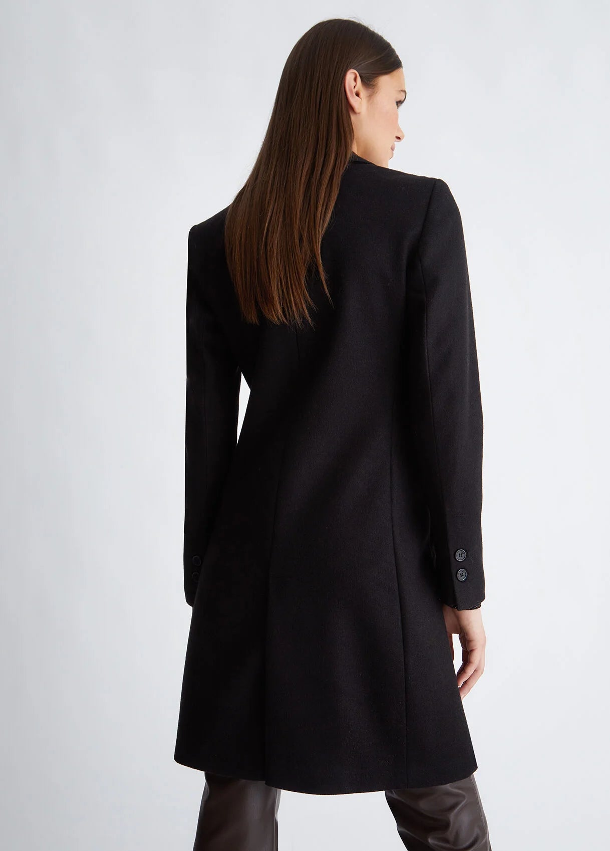 Wool blend coat