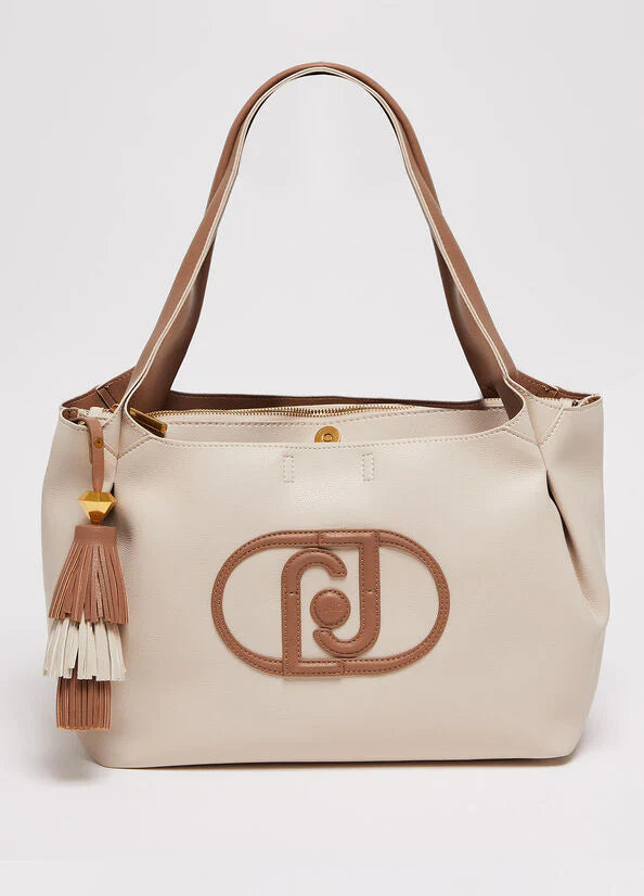 Borsa shopping con logo