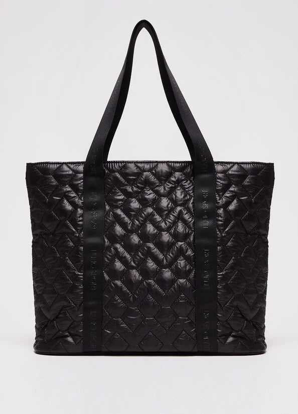 Shopping bag nera ecosostenibile