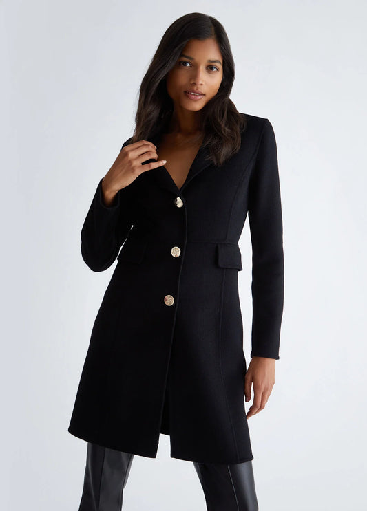 Short black coat