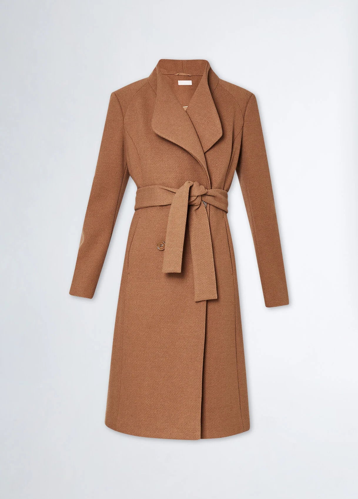 Coat with belt